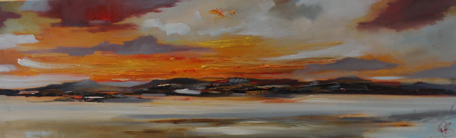 'A Long Awaited Sunset' by artist Rosanne Barr